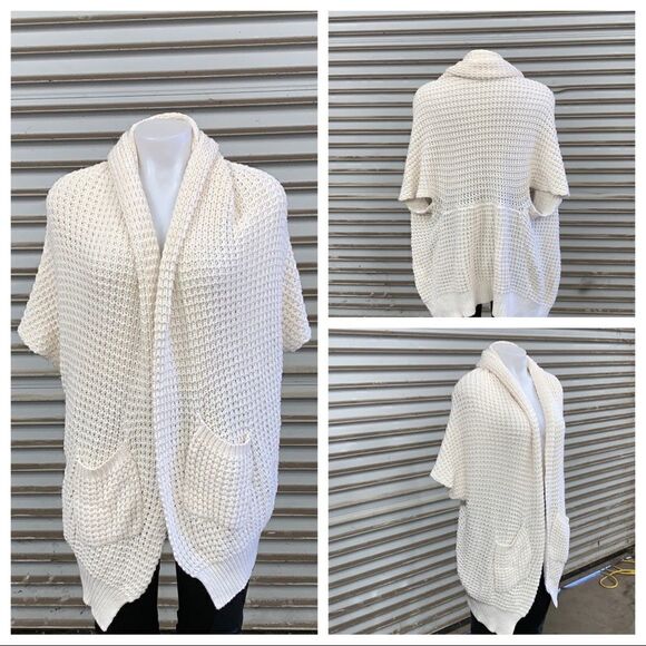 Gap size large chunky knit open front cardigan - Picture 1 of 8